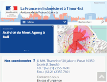 Tablet Screenshot of ambafrance-id.org